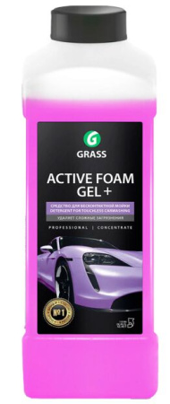 Шампунь для бесконтактной мойки "Active foam GEL PLUS" 1л GRASS